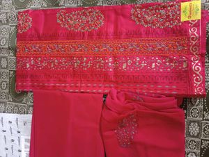 Beautiful Rani Embroidered Kurta Set