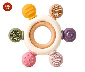 Baby Teether Ring Toy