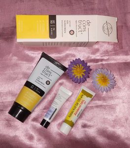 Deconstruct Gel Sunscreen & Aziderm 10% ge