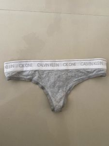 Calvin Klein CK One Thong - Grey