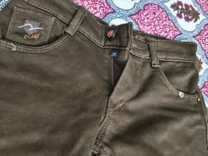 Boys Olive Green Jeans