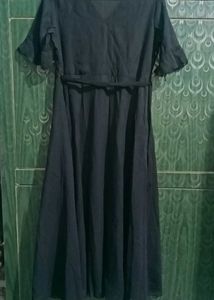 Elegant Black Wrap Dress