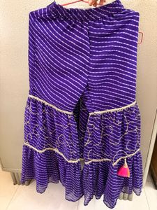 Stunning Purple &amp; Pink sharara set