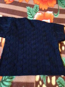 Cute Black Knit Top