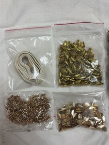 Gold tone embroidery set with Piping tape