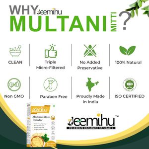 Combo Jeemihu Mulatani Maati &amp; Rose Water