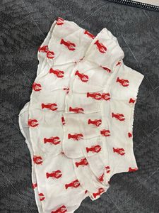 Cute Lobster Print Top