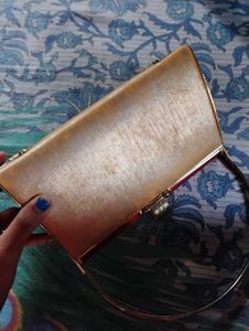 Vintage Clutch with Rhinestone Detail
