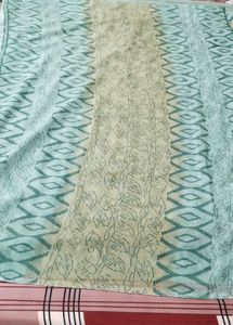 Beautiful sari without blouse