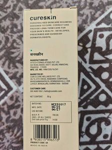 Cureskin Tinted SPF 50 Sunscreen