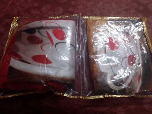 Brand new premium velvet  bedsheet with pillow