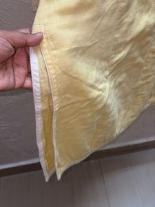Yellow Embroidered Kurta