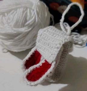 Cute Crochet Bunny Keychain 🌸🐇