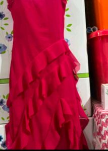 Ruffle Cutout Dress
