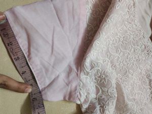 chikankari kurti (short slv)