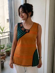 Orange Short Kurti