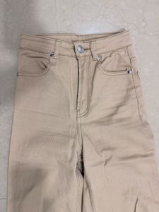 Classic Beige Denim Jeans