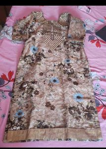 Embellished Kurta set with dupatta