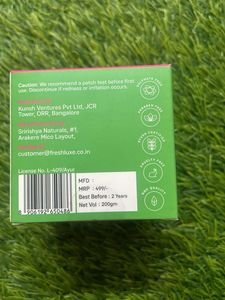 FreshLuxe Green Tea Matcha Scrub