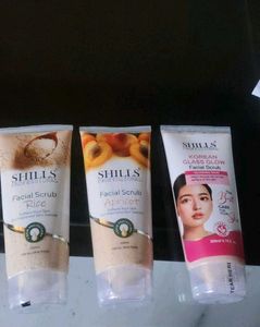 SHILLS Professional Facial Scrubs (3 pcs)