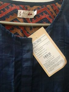 Fabindia Navy Blue Kurta