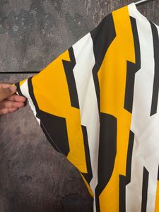 Vibrant Geometric Print Tunic Top