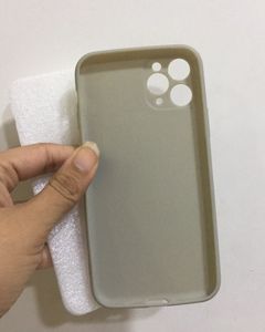 IPhone11Pro Light Grey Silicone Phone Cover Case