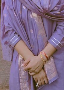 Elegant Lavender Kurta Set with Dupatta