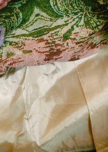 Embroidered Swan &amp; Rose A-Line Dress
