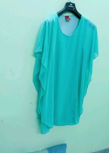 Flowy Teal Kaftan dress
