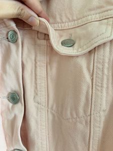 Light Pink Denim Shirt Dress