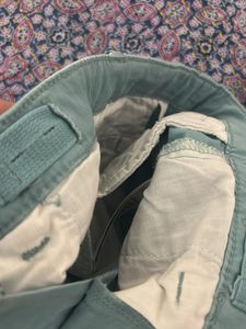 Kids Sea Green Casual Pants