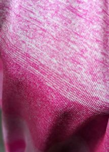 Stripped Top Crew Neck Pink And White