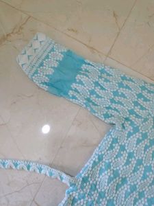 Elegant Sky Blue Kurta Set