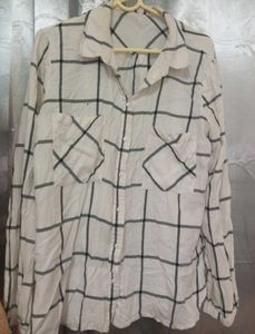 ESPRIT Monochrome Checkered Button-Down Shirt