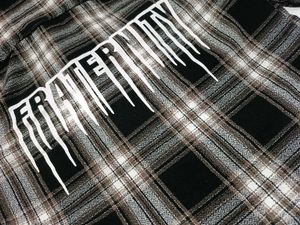 Men's Plaid "FRATERNITY" Shirt