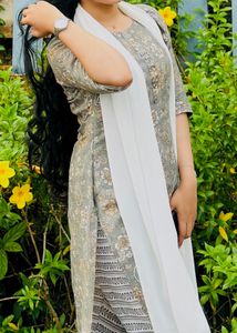 Elegant Printed Kurta with pants
