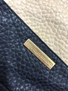 Christian Siriano Black & Beige Bag