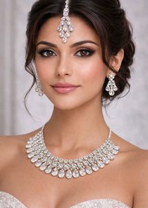Sparkling Crystal Jewelry Set