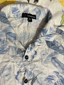Leaf Print Shirt