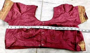 Mauve Colour Poly Silk Blouse