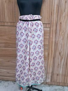Farida Gupta floral Print Palazzo Pants Silk blend