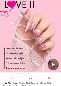 Ombre Press-On Nails with File
