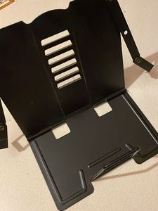 Adjustable Black Metal Book Stand