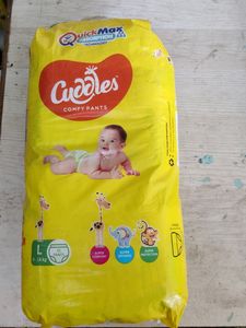 CUDDLES BABY DIAPER LARGE SIZE 34 UNIT PACK