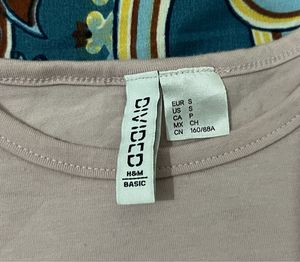 H&amp;M Pink Basic baby tee