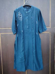 Stylish Blue Embroidered Kurta for Women