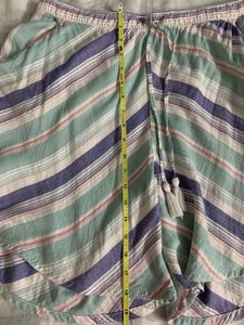 BStories Striped Culottes Shorts