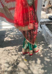 Green Lehenga Choli Set 🫶🏻🌷