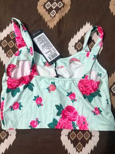 Floral Print Crop Top